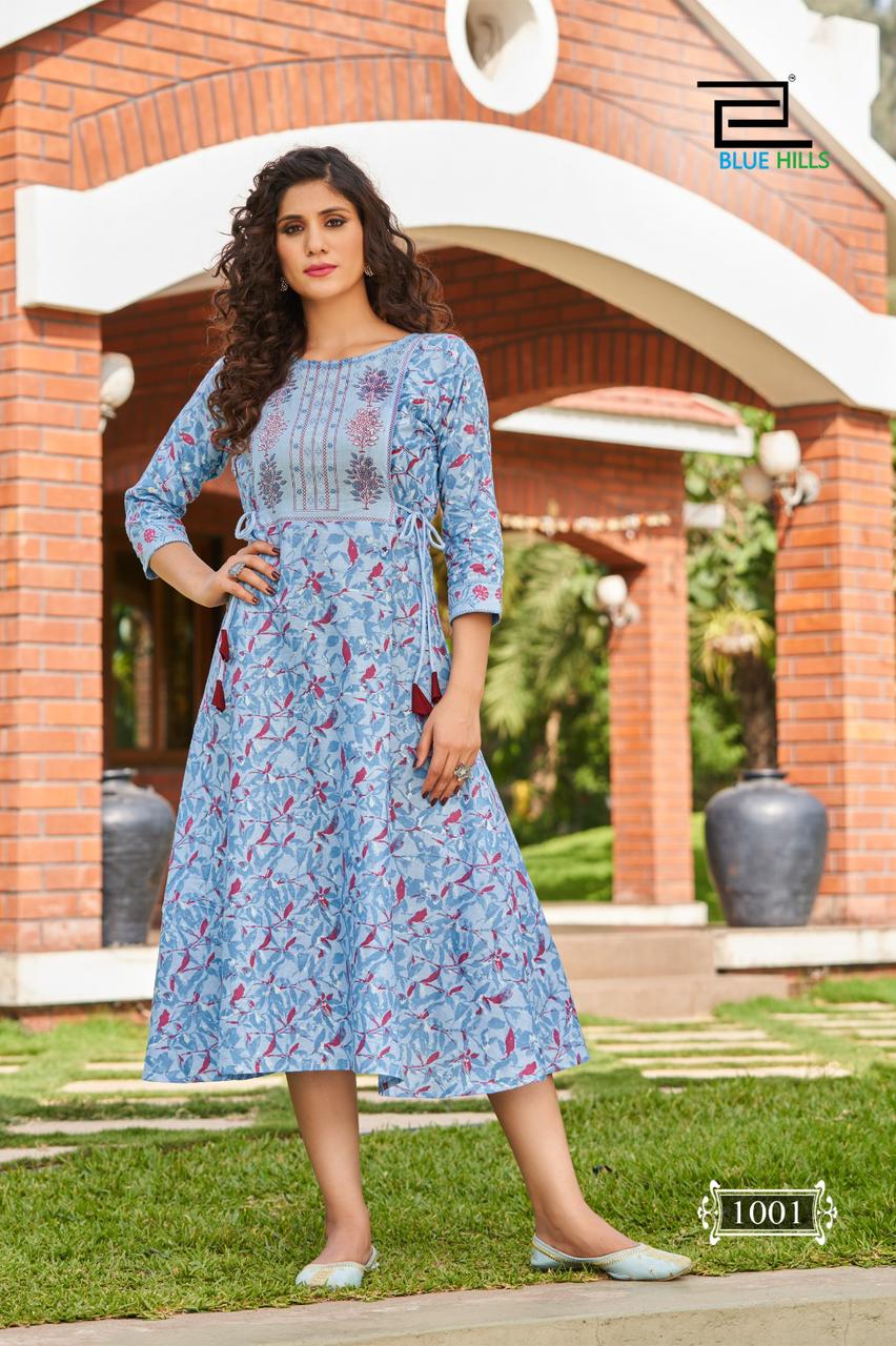 Spicy Vol 1 By Blue Hills Designer Kurti Catalog